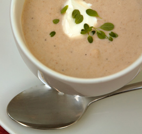 crema de champiñones