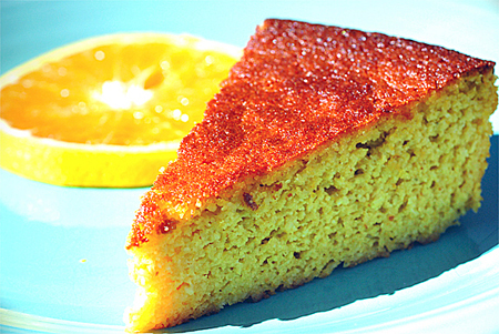 bizcocho de naranja sin gluten