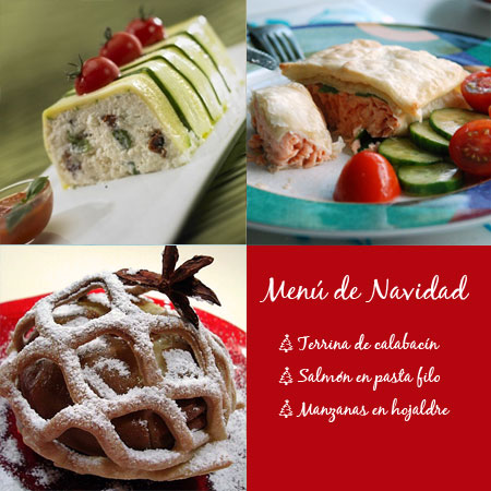 Menú de Navidad ligero