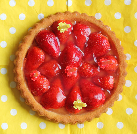 Tarta de fresas