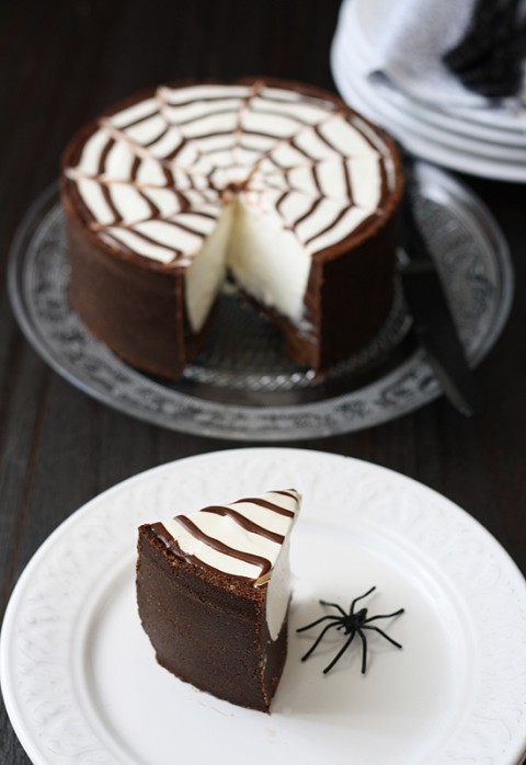 Tarta de queso facil para Halloween