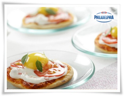 Receta Phialdelphia minipizzas