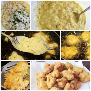 Bunuelos de bacalao