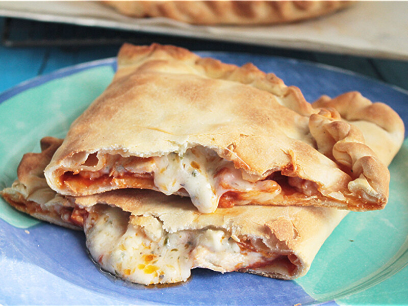 pizza calzone receta