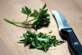 cortar verdura -