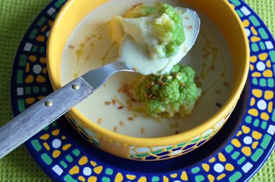 Cocina para la familia: Crema de brócoli y queso cheddar