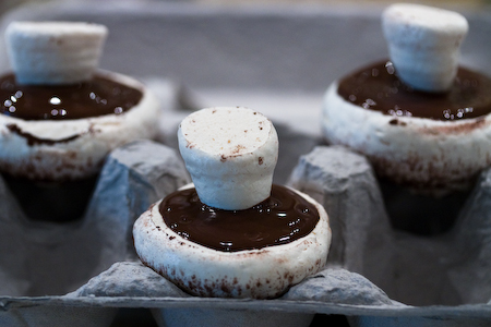 champiñones de merengue receta