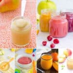Papillas de frutas caseras (7 recetas para bebés a partir de 6 meses)