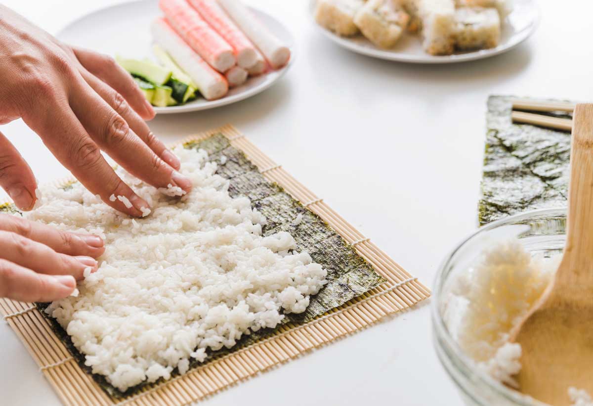 como hacer arroz para sushi