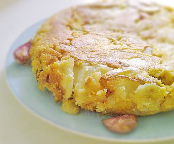 eggless potato omelette