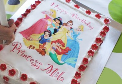 tarta de princesas -
