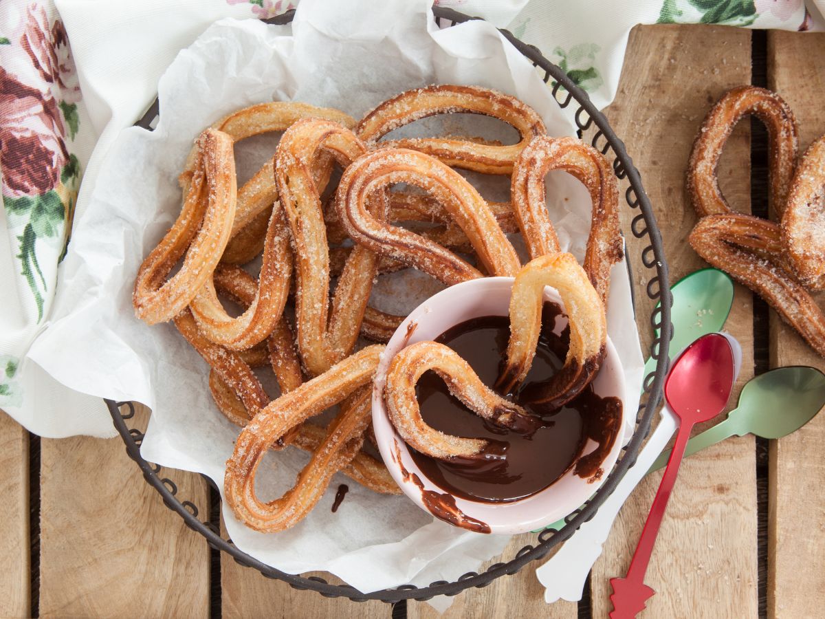 Chocolate con churros paso a paso