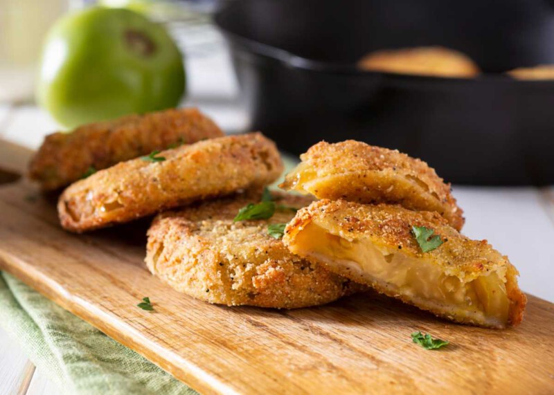 como hacer tomates verdes fritos