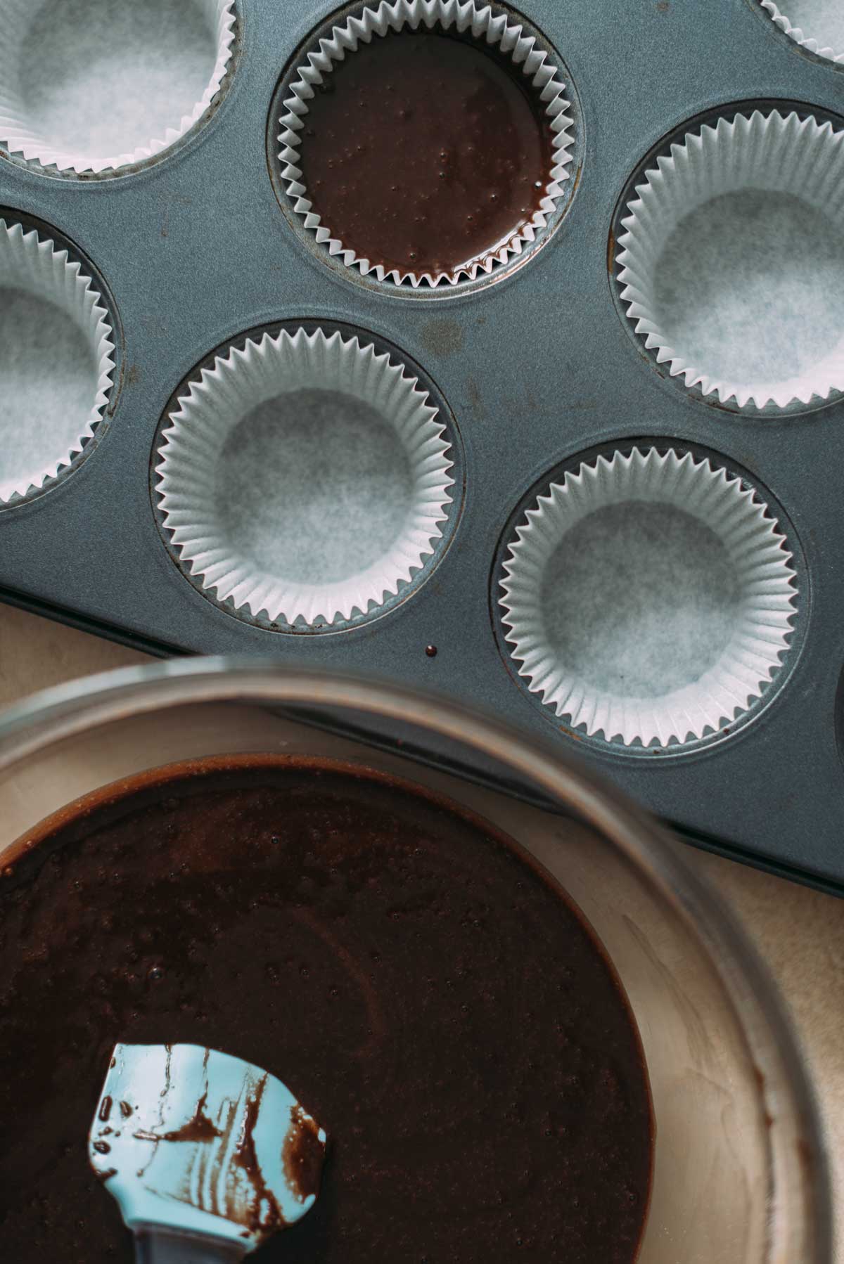 muffins de chocolate ingredientes