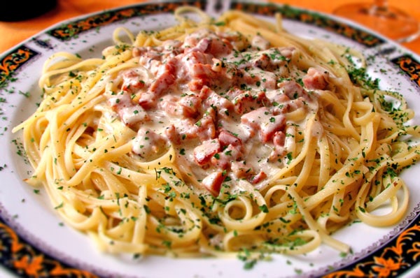 espaguetis carbonara