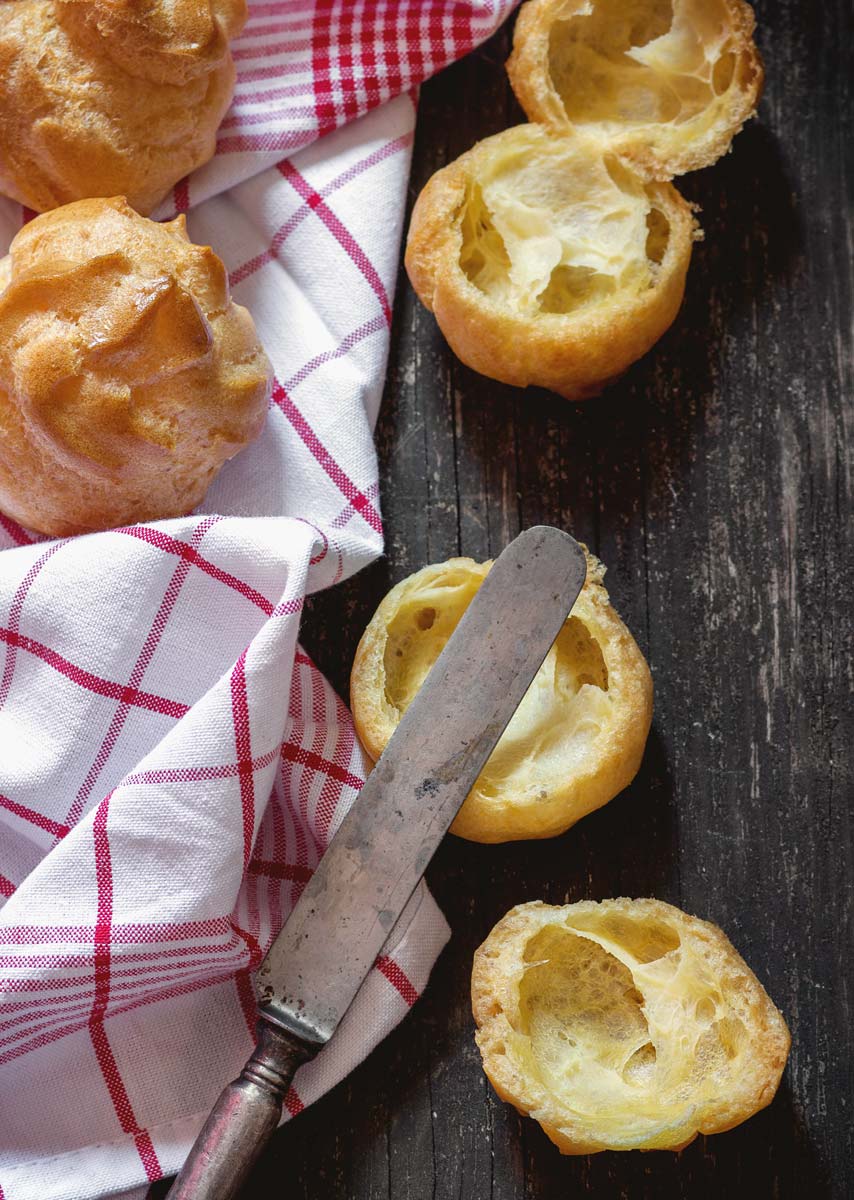 petit choux rellenos caseros
