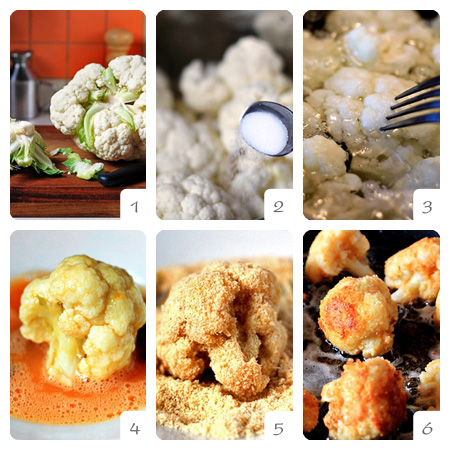 Como hacer coliflor empanada