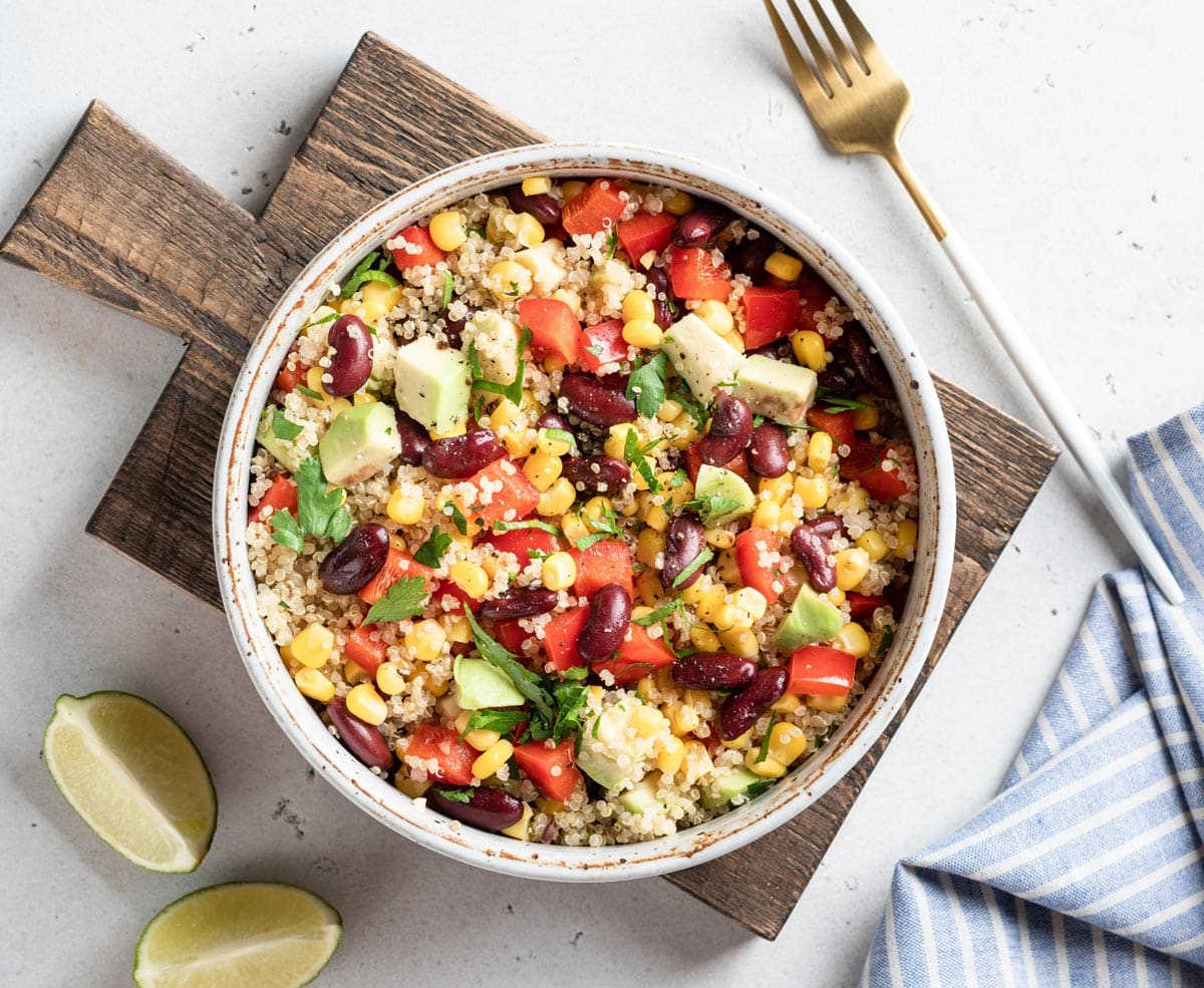 Ensalada Mexicana Con Quinoa