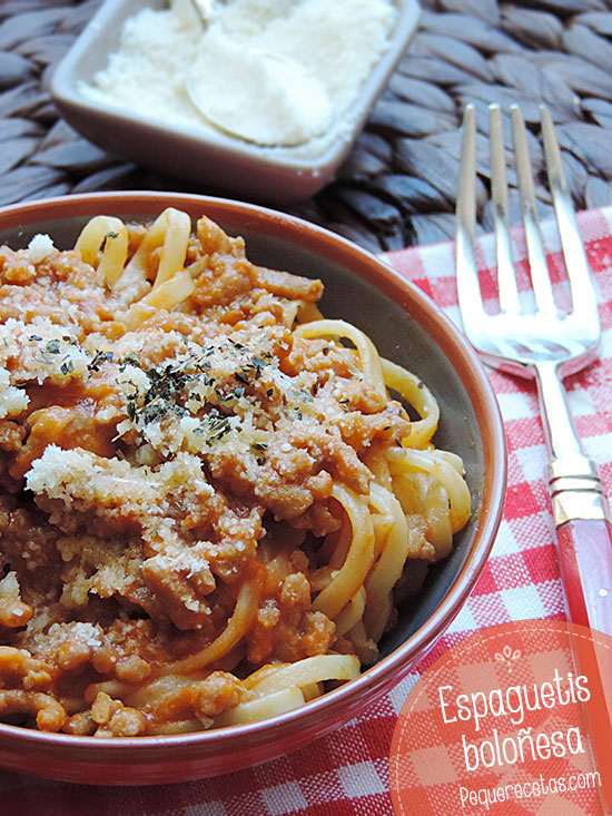 espaguetis boloñesa