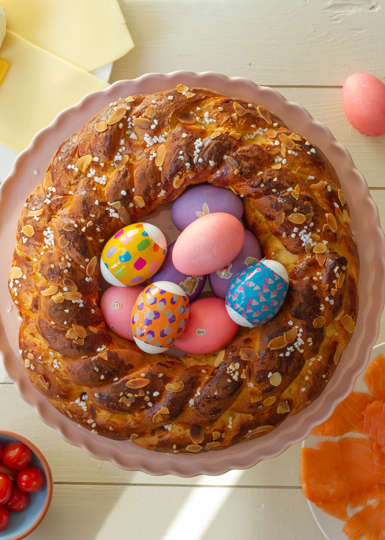 Receta de Corona de Pascua (Osterkranz) | PequeRecetas