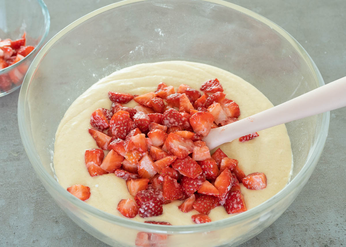 masa muffins fresa 06352 Muffins de fresa caseros: el secreto para que queden perfectos