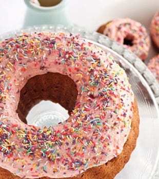 Tarta cumpleaños donuts receta