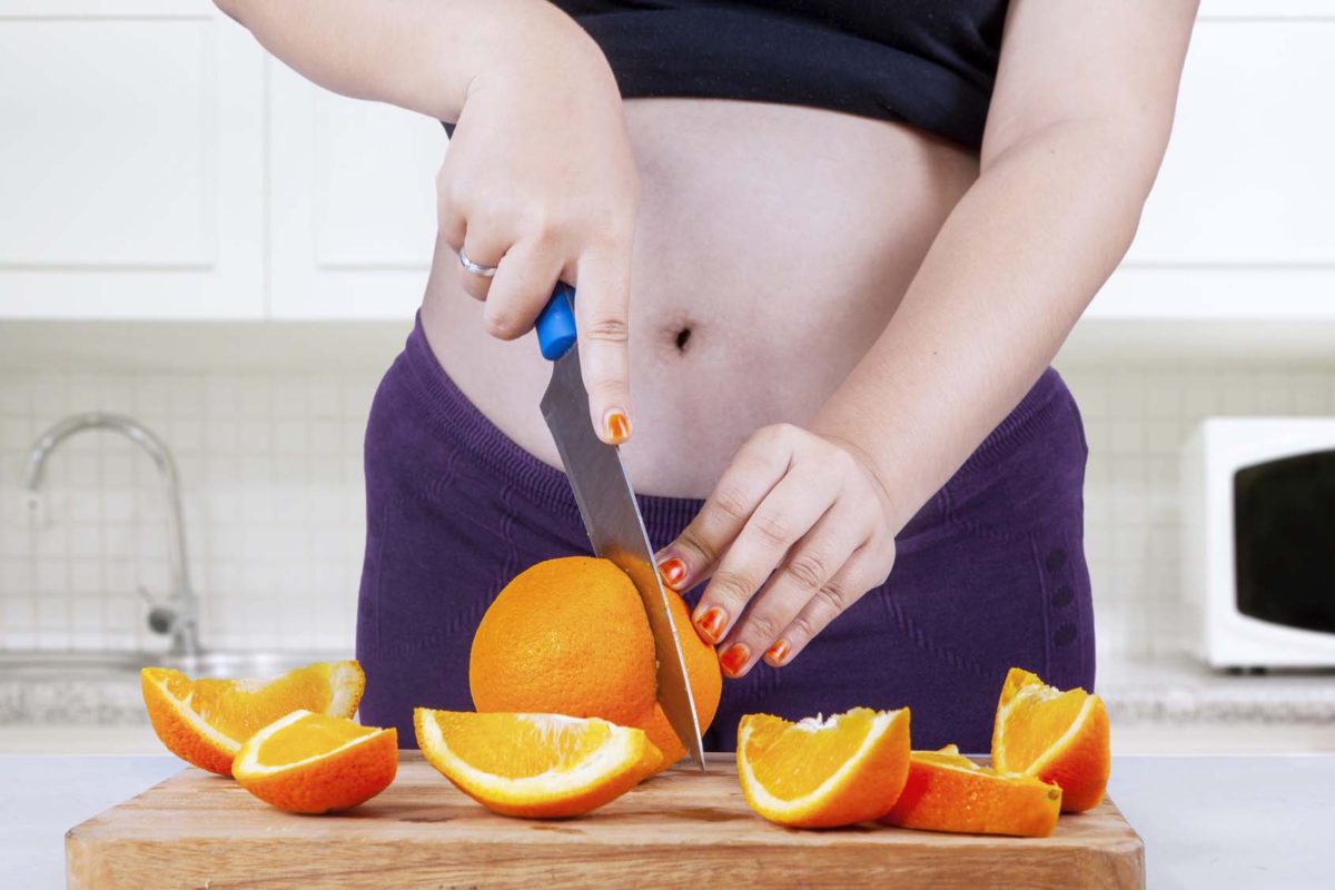 naranjas y embarazo