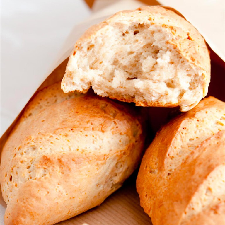 panecillos para bocadillos con yogur griego