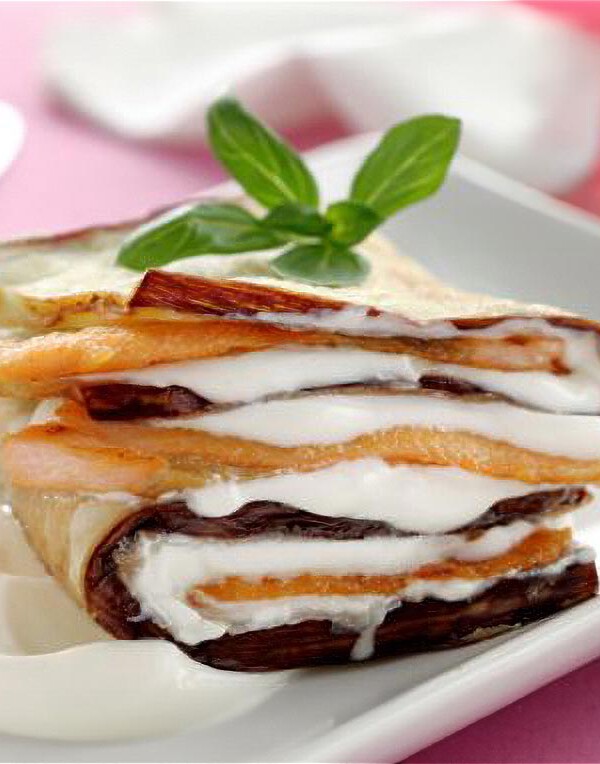 lasana de berenjenas y salmon Lasaña de berenjenas y salmón lasaña de berenjenas y salmon con queso phialdelphia