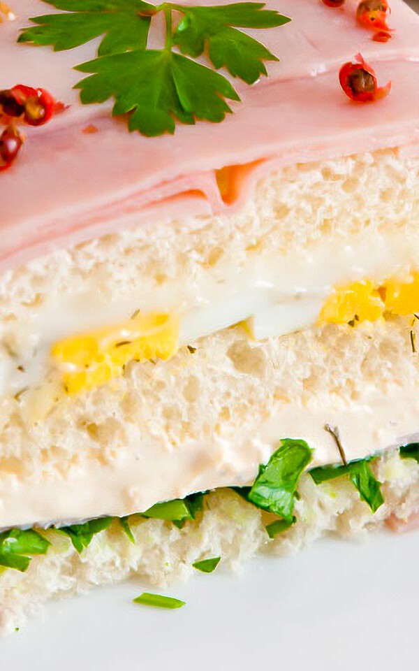 Pastel De Sandwich Salado
