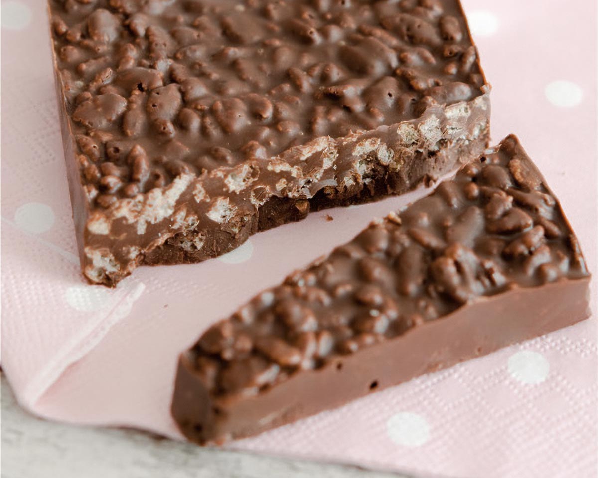 Turrón de chocolate casero fácil