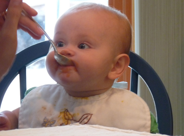 Alimentación del bebé de 6 meses