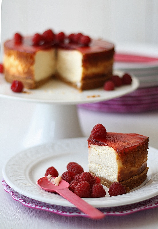 New York Cheesecake (receta tradicional de tarta de queso americana) -  PequeRecetas