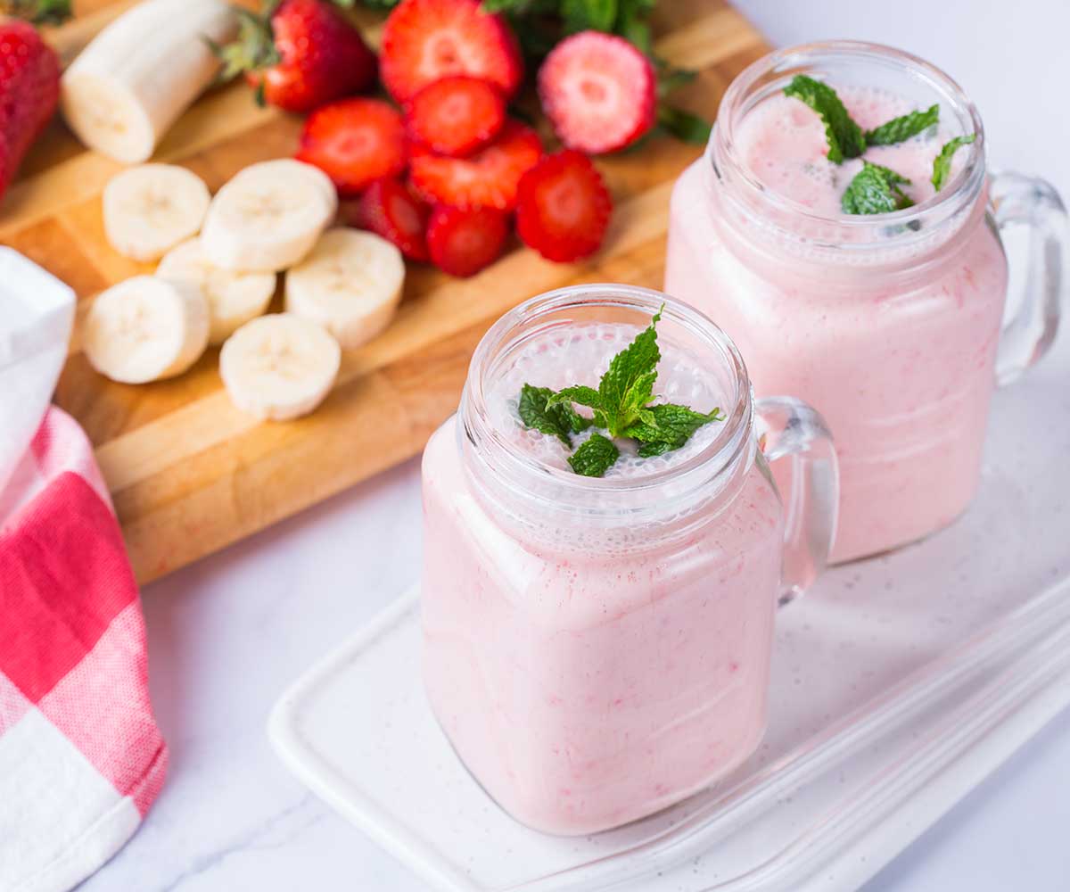 strawberry and banana smoothie properties