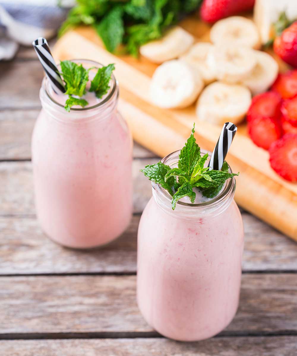 strawberry and banana smoothie properties