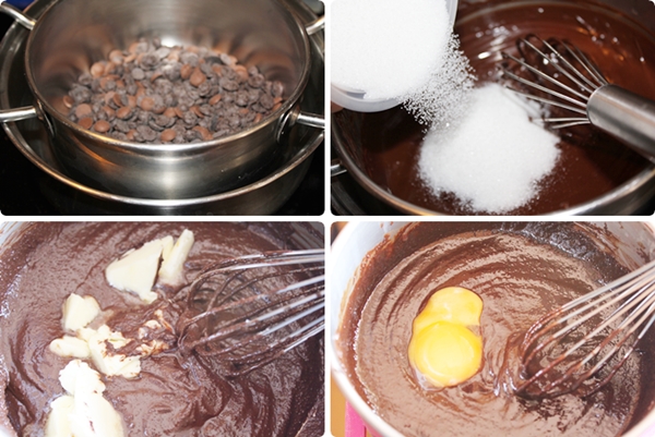 Mousse de chocolate ingredientes