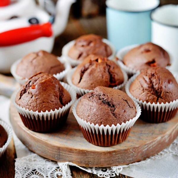 magdalenas de chocolate caseras fáciles