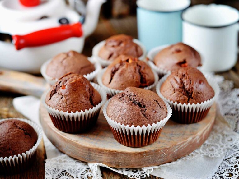 magdalenas de chocolate caseras fáciles