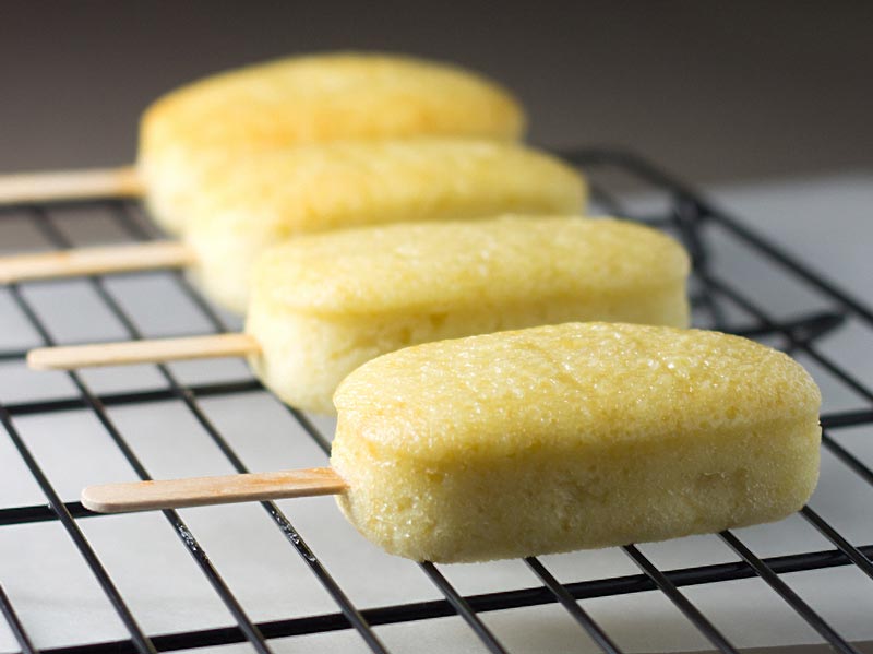 como hacer helados caseros de bizcocho