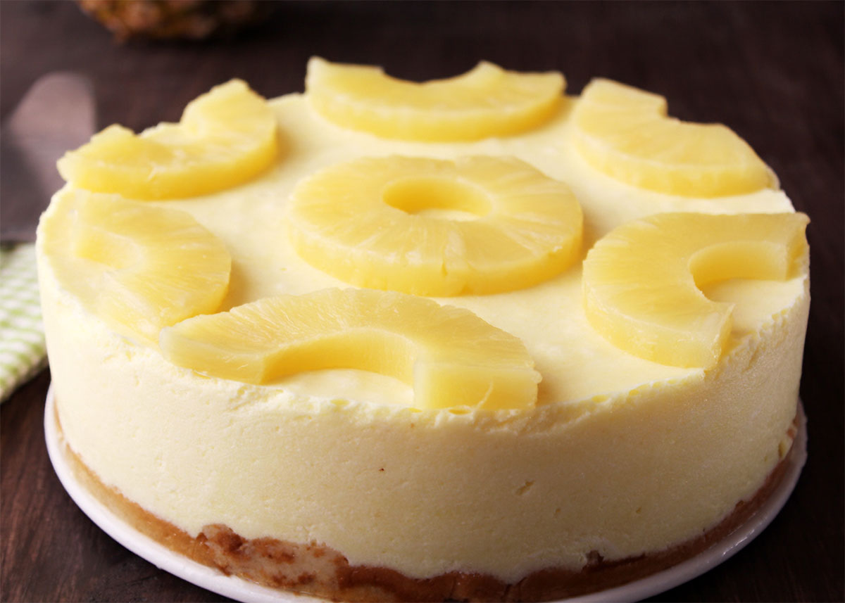 Tarta de piña