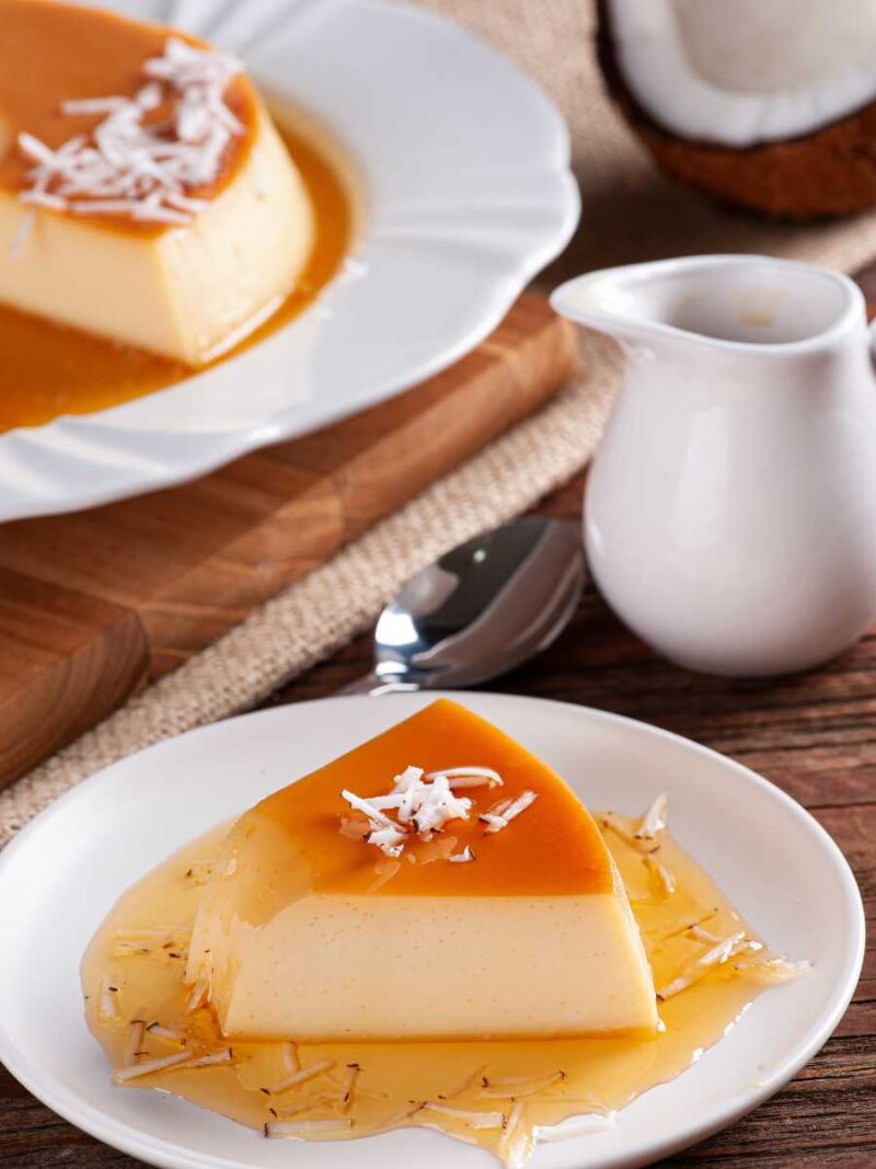 como hacer flan de coco con leche condensada