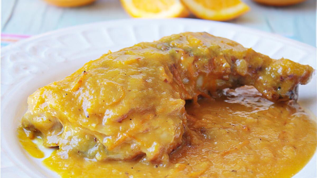 pollo a la naranja casero