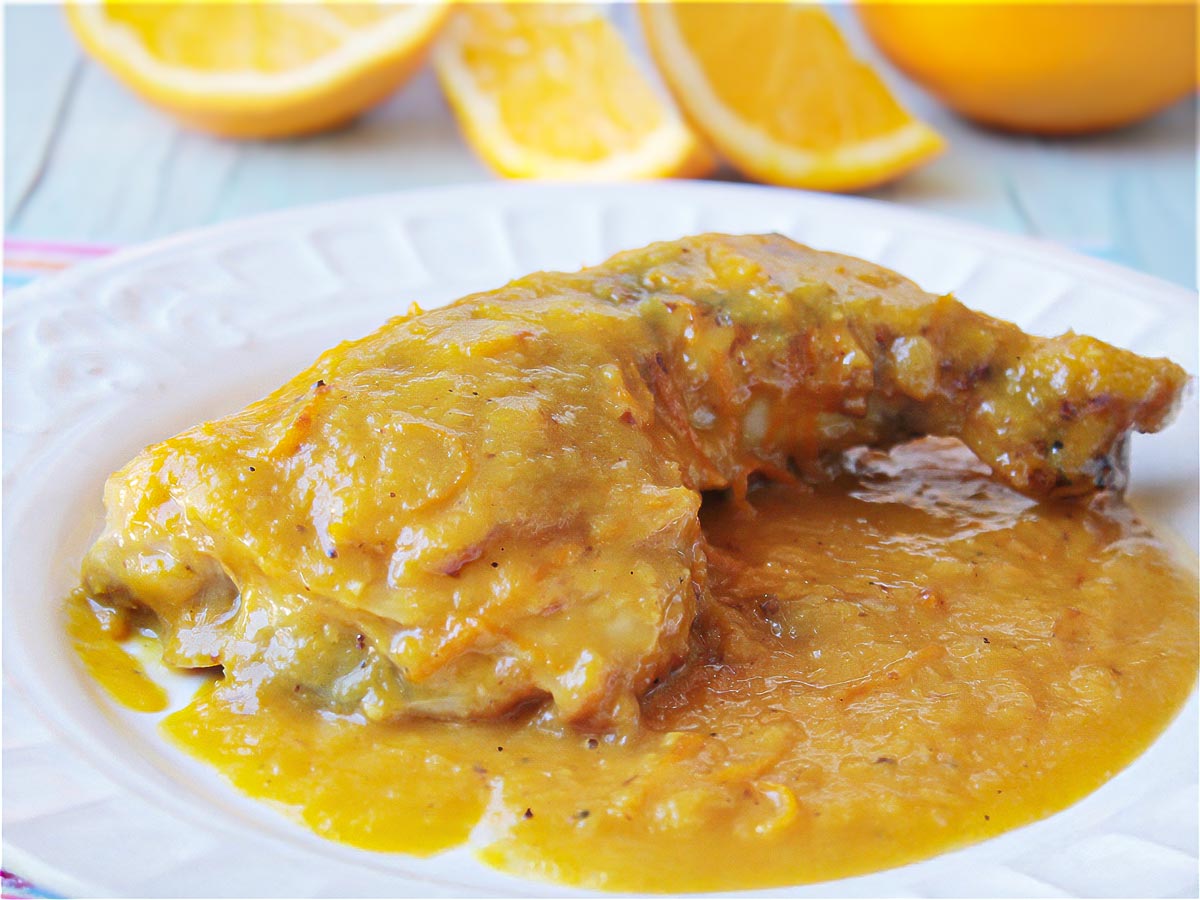 pollo a la naranja casero