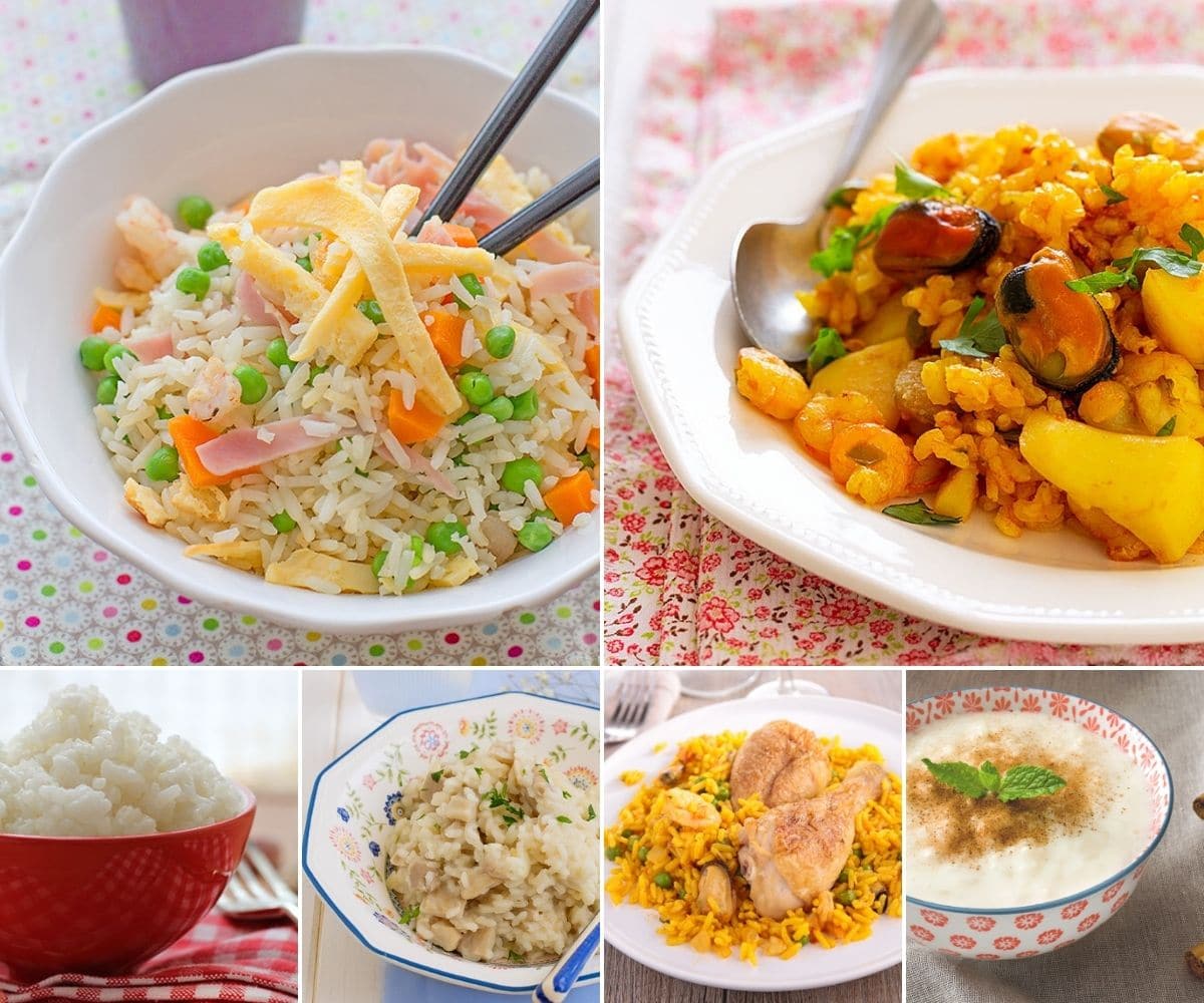 25 recetas de arroz fáciles y rápidas (para toda la familia) - PequeRecetas
