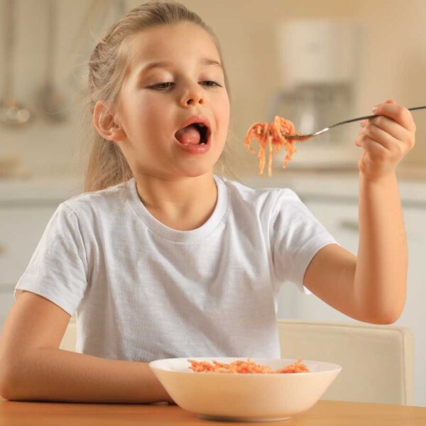 pasta para niños