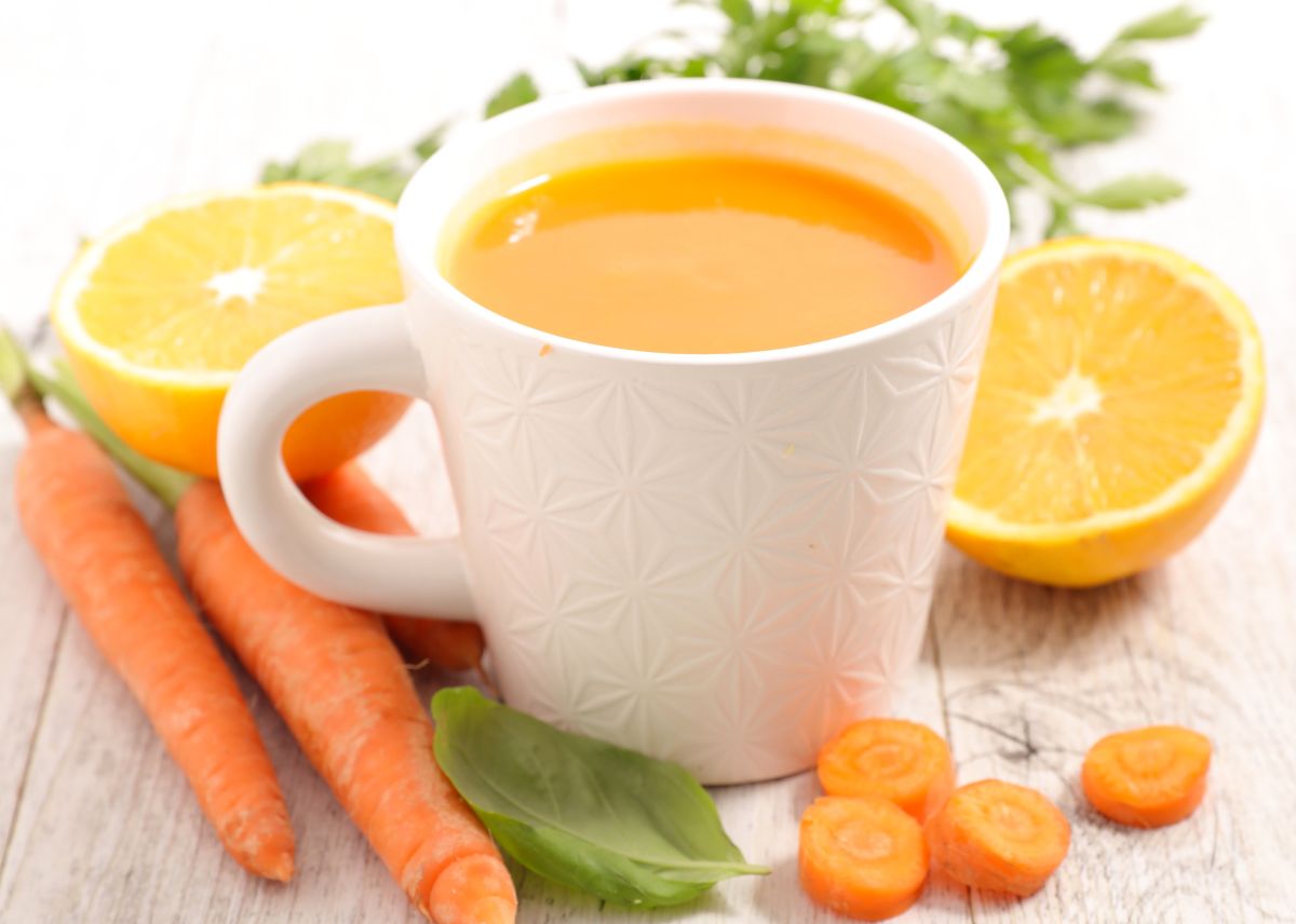 crema de zanahoria y naranja receta