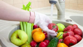 desinfetar frutas e legumes
