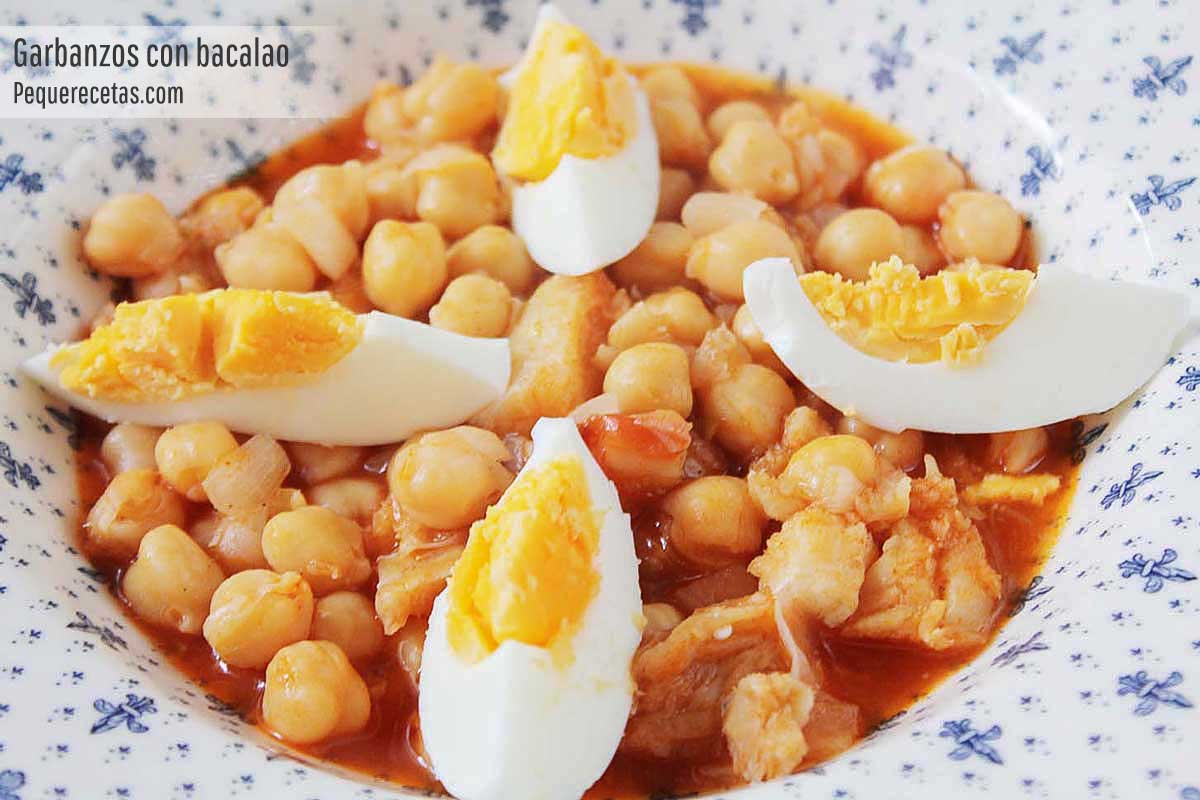 Garbanzos Con Bacalao Receta