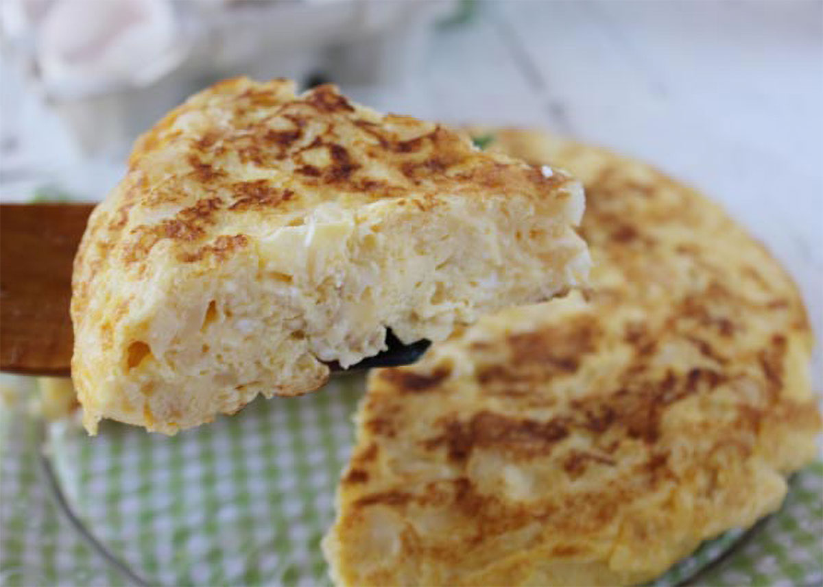 Tortilla de bacalao