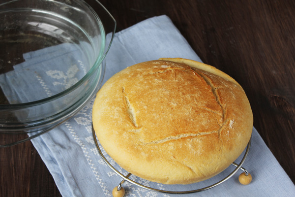 Pan milagro en cazuela